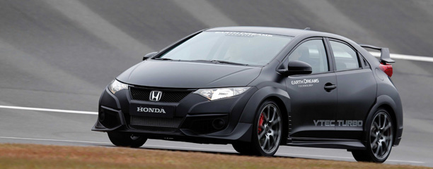 Le dernier prototype de la Civic Type R a tourné sur le circuit de Tochigi