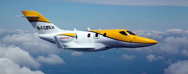 Honda Aircraft Company an der EBACE in Genf (21.-23. Mai 2013). HondaJet bereits in Produktion