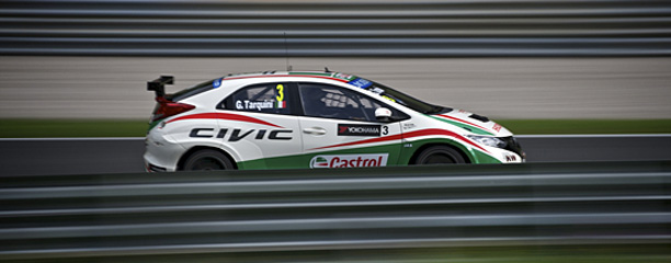 Honda Civic WTCC wiederum auf dem Podium
