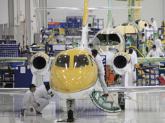 Honda Aircraft Company expose à EBACE Genève, du 21 au 23 mai 2013. Le HondaJet entre en production